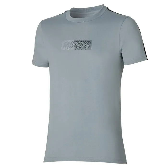 Tops Men Mizuno Release Tape Tee Quarry