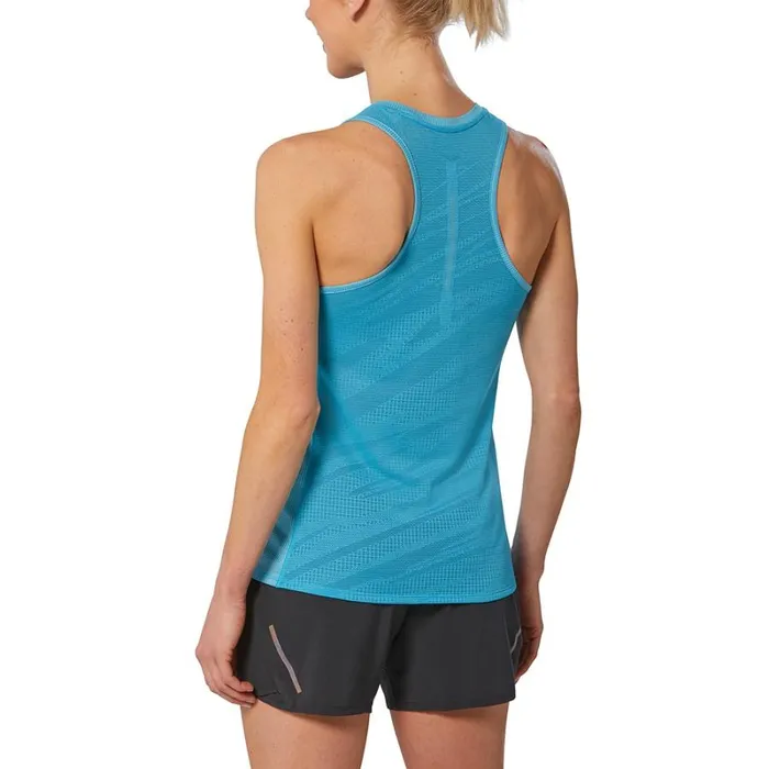 Tops Women Mizuno Aero Tank Maui Blue