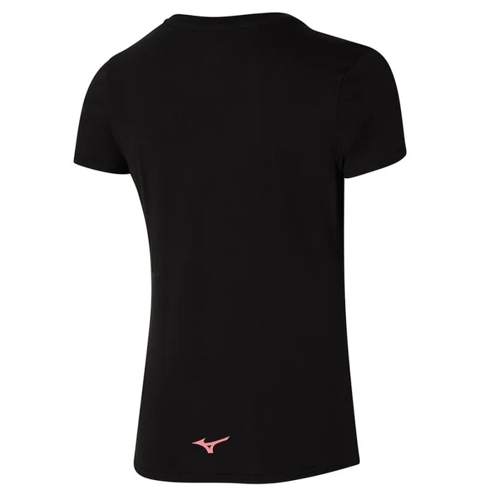 Tops Women Mizuno Athletics Rb Tee Black