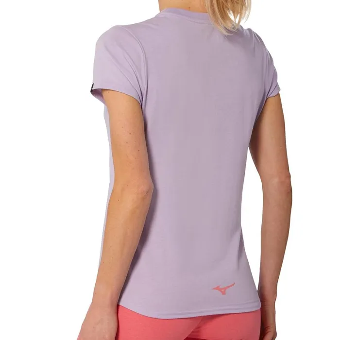 Tops Women Mizuno Athletics Rb Tee Pastel Lilac