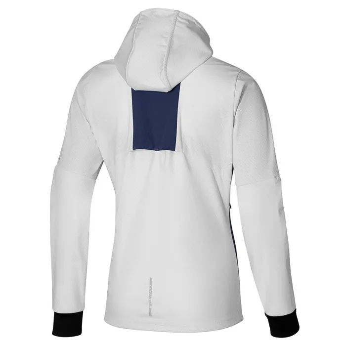 Tops Women Mizuno Breath Thermo Jacket Snow Whitenightshadow B