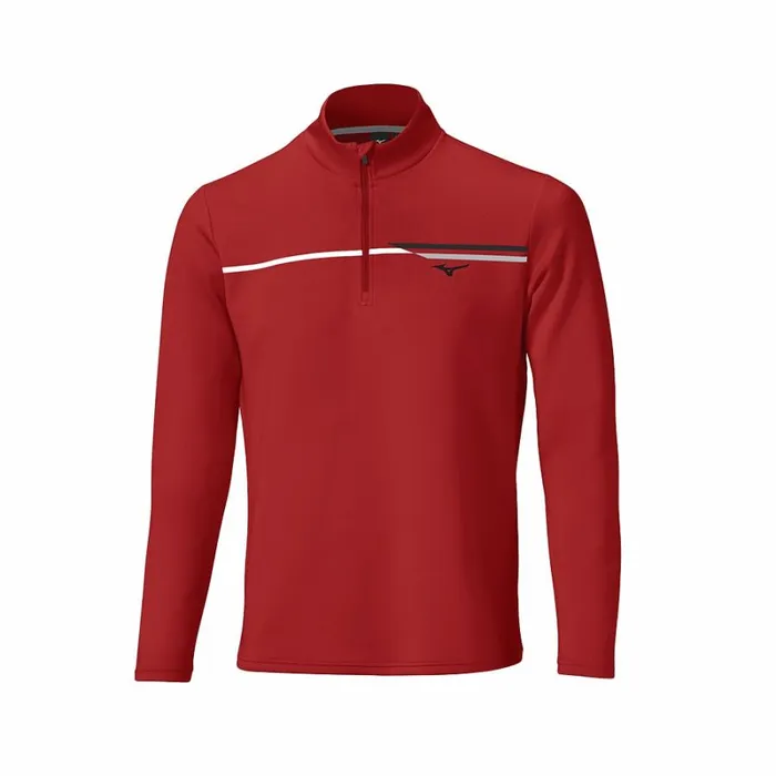 Tops Women Mizuno Brze Tstripe 14 Zip