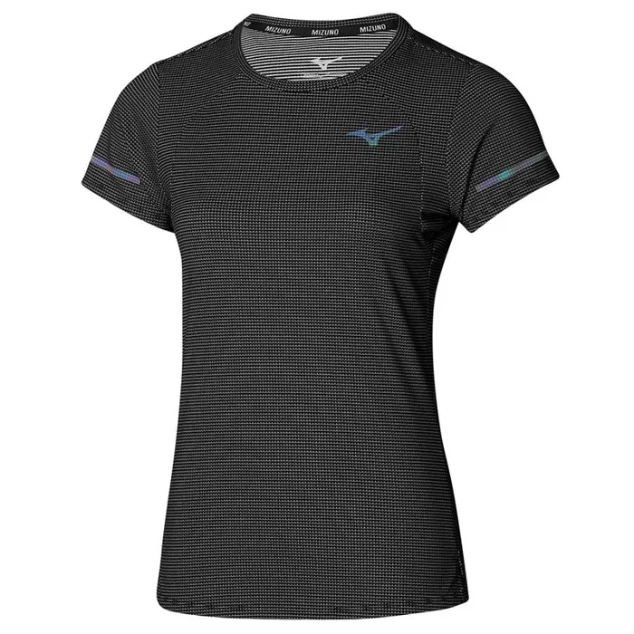 Tops Women Mizuno Daf Dope Dyed Tee Black