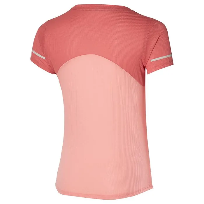 Tops Women Mizuno Dryaeroflow Tee Apricot Blush