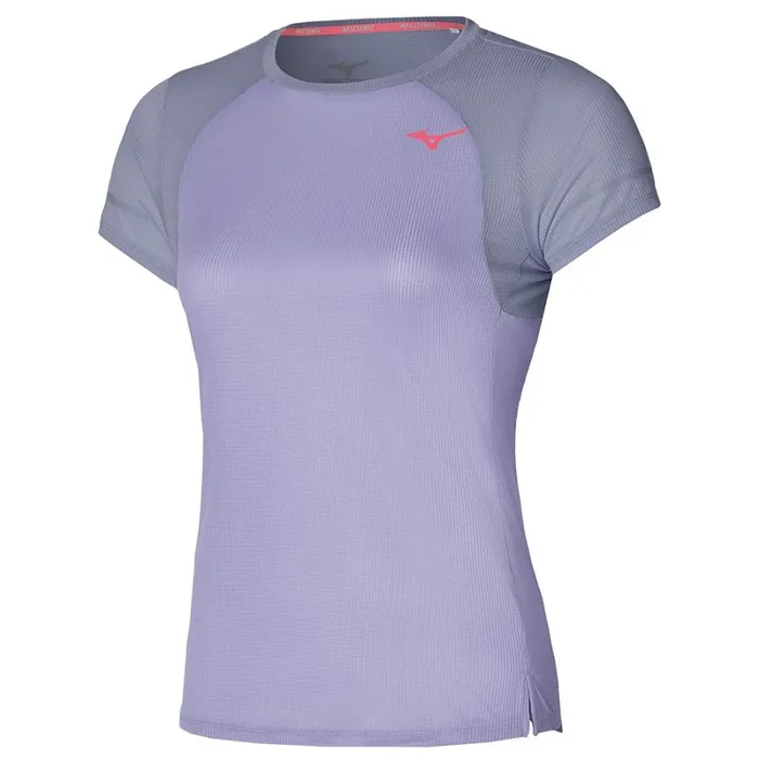 Tops Women Mizuno Dryaeroflow Tee Pastel Lilac