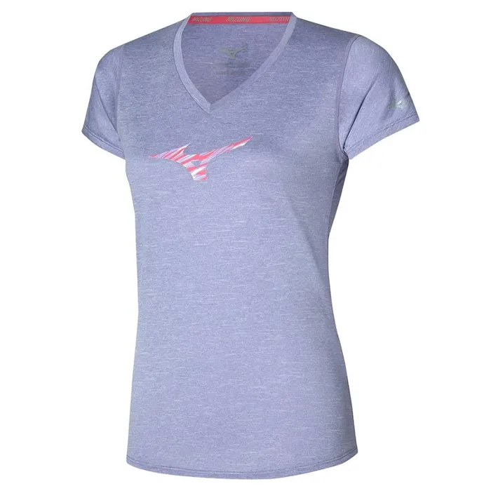 Tops Women Mizuno Impulse Core Rb Tee Wisteria