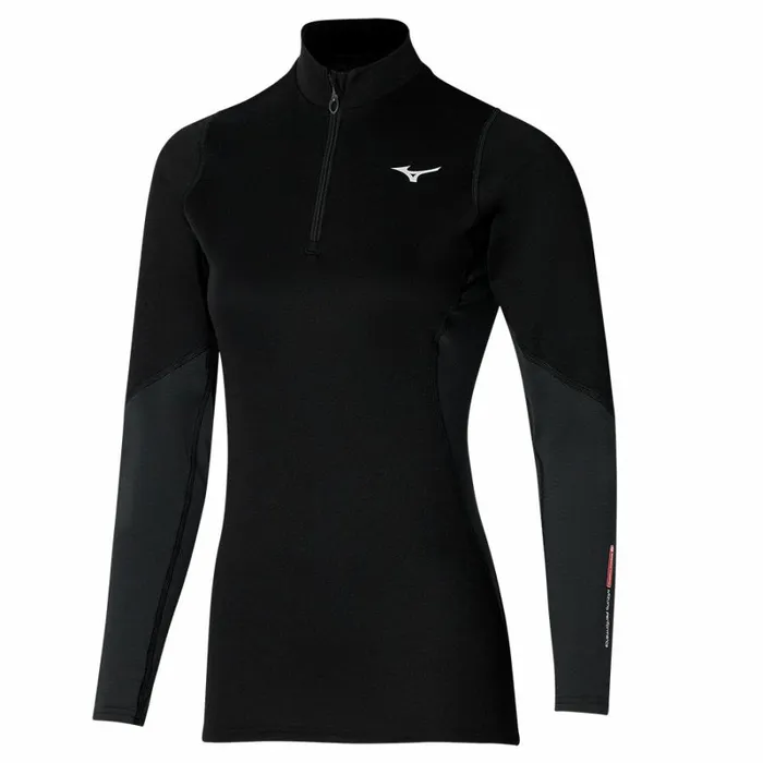 Tops Women Mizuno Merino Wool HZ Black