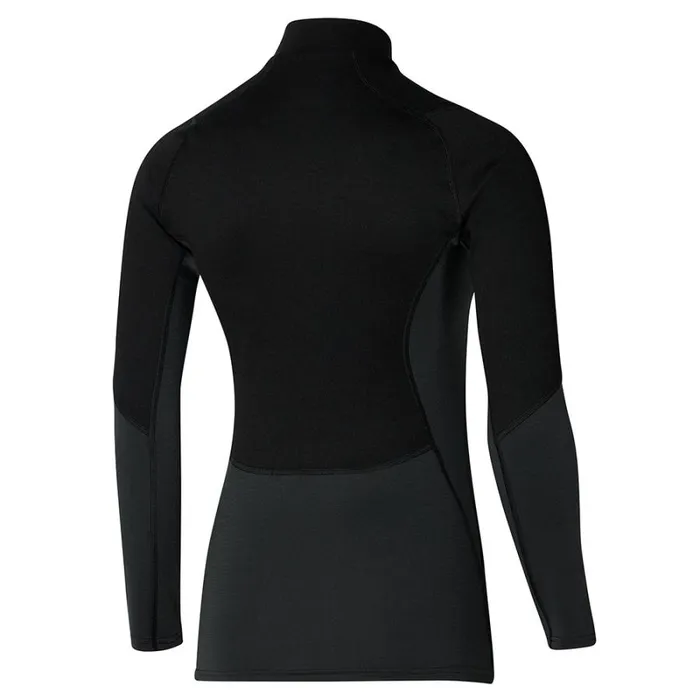 Tops Women Mizuno Merino Wool HZ Black Tops Women Mizuno Merino Wool HZ Black