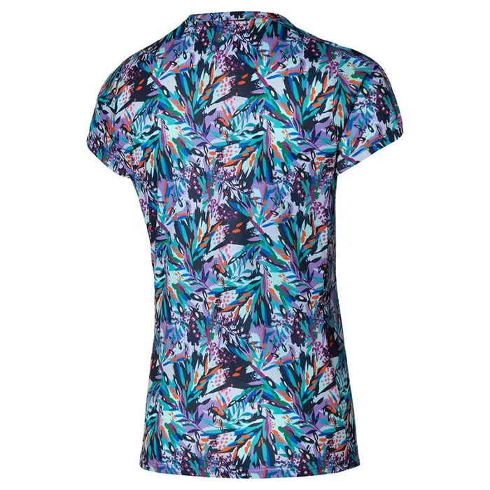 Tops Women Mizuno Mizuno Two Loop 88 Tee Printed
