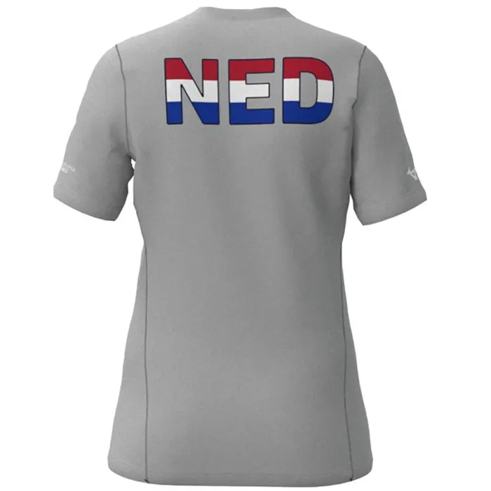 Tops Women Mizuno Nevobo Nederland TShirt Women Grey