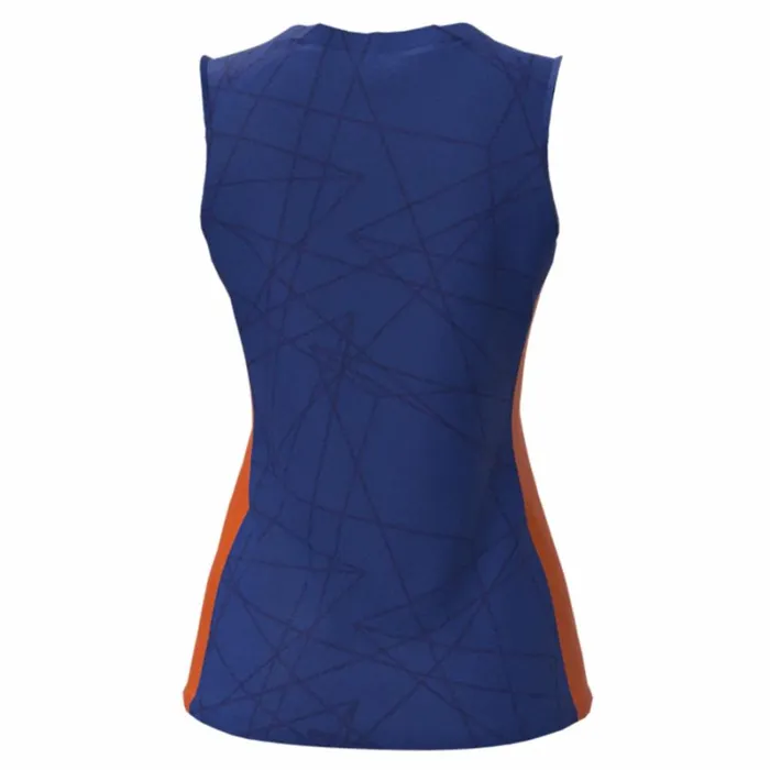 Tops Women Mizuno Nevobo Volleyball Match Blue Shirt Women Blue