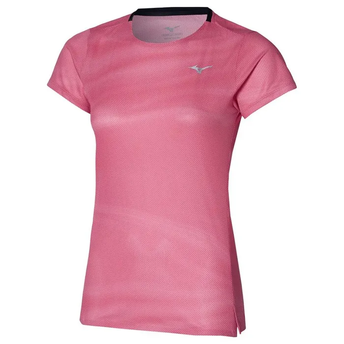 Tops Women Mizuno Premium Aero Tee Sangria Sunset
