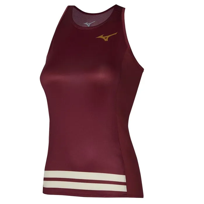 Tops Women Mizuno Printed Tank Cabernet