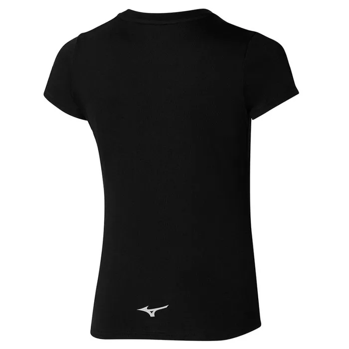 Tops Women Mizuno Rb Logo Tee Black Tops Women Mizuno Rb Logo Tee Black