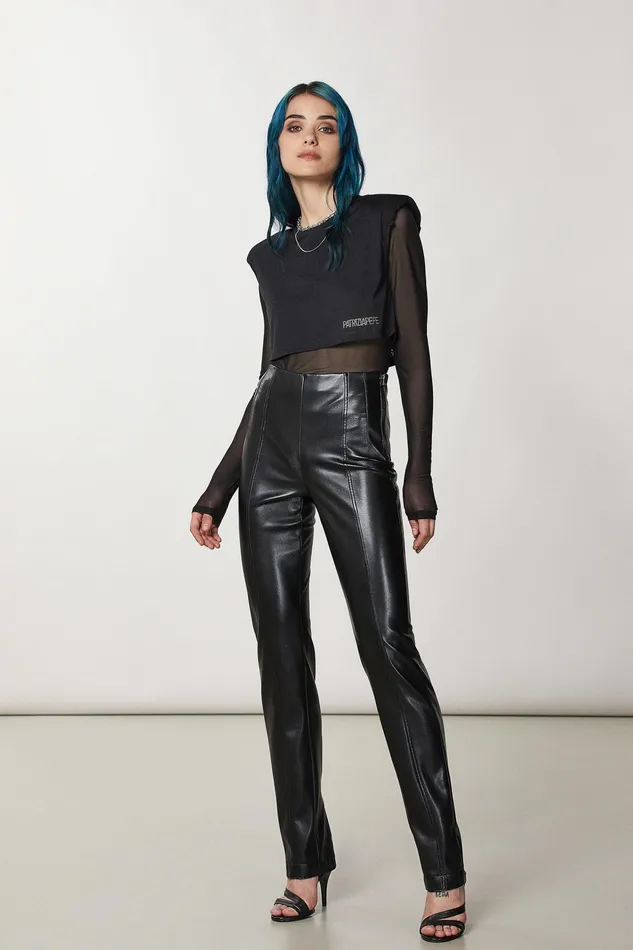Tops Women Patrizia Pepe Soft Jersey TShirt Nero