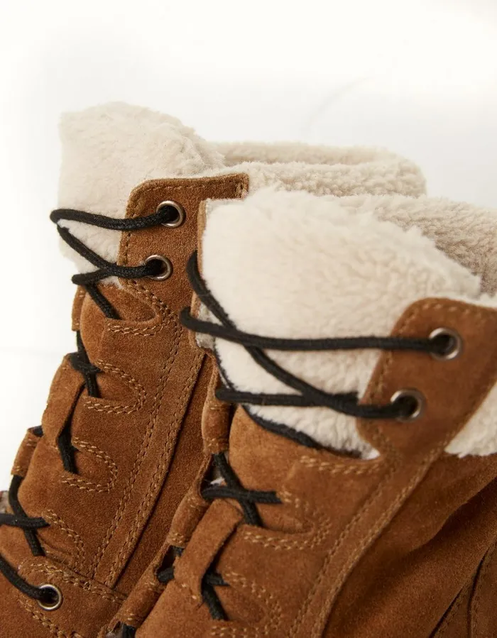 Tory Apron Ankle Boot Tan Women FatFace Boots