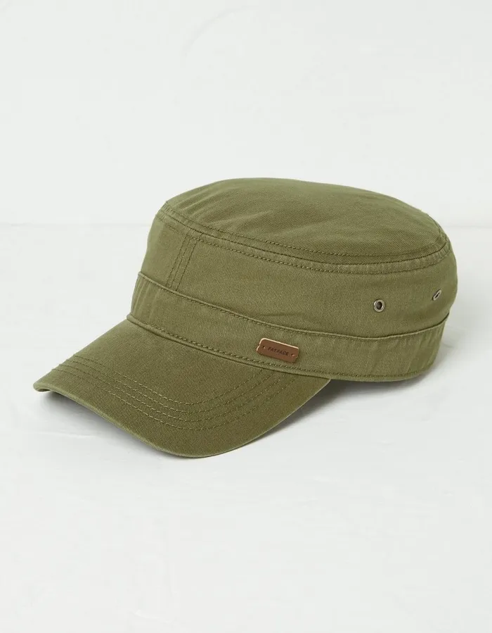 Train Driver Hat Khaki Green Men FatFace Hats