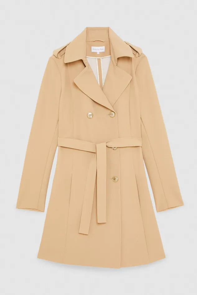 Trench Coats Women Patrizia Pepe Trench Triking Beige