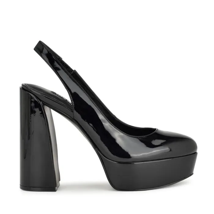 Trins Slingback Pumps Black Women Nine West Heels
