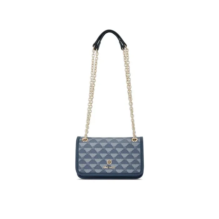 Tristian Mini Convertible Crossbody Flap Navy Logo WomenMen Nine West Crossbody Tristian Mini Convertible Crossbody Flap Navy Logo WomenMen Nine West Crossbody