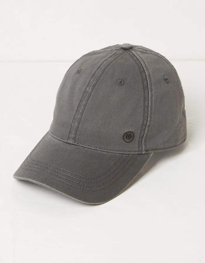 Twill Baseball Cap Grey Men FatFace Hats