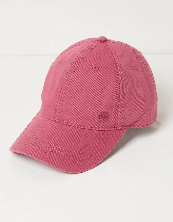 Twill Baseball Cap Rose Pink Men FatFace Hats