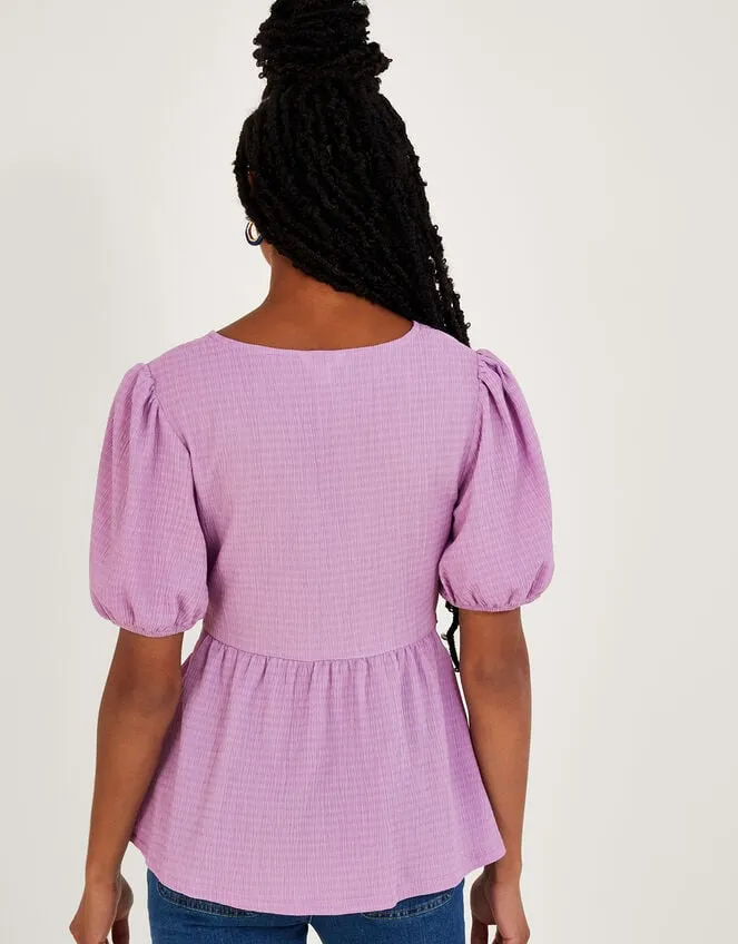 Twist Front Jersey Top Purple Women Monsoon Tops and Blouses