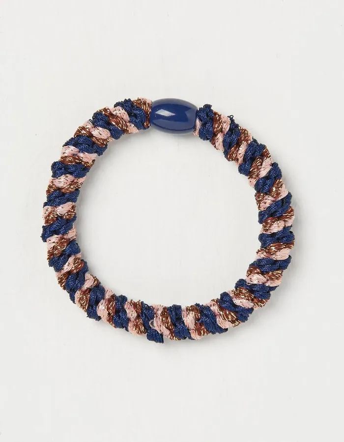 Twist Hair Tie Navy Women FatFace Hair Accessories