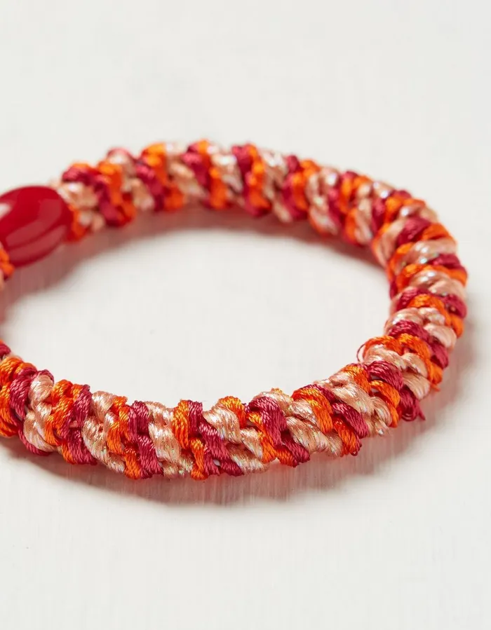 Twist Hair Tie Orange Women FatFace Hair Accessories
