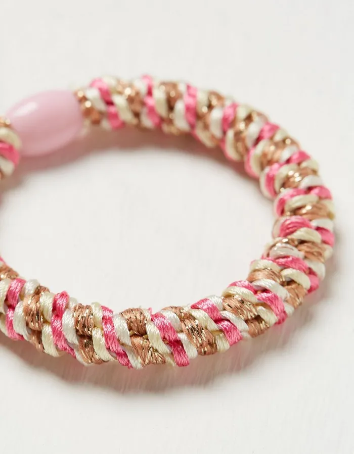 Twist Hair Tie Pink Women FatFace Hair Accessories