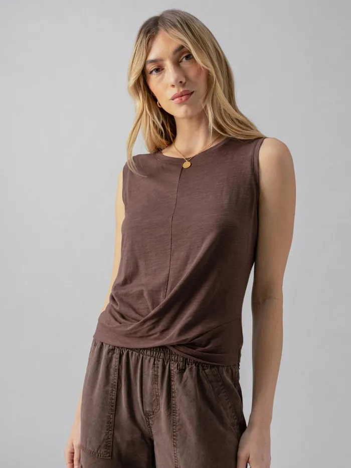 Twisted Tank Mud Bath Women Sanctuary Clothing Tees and Tops