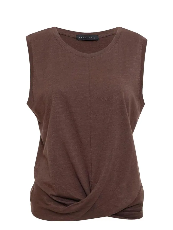 Twisted Tank Mud Bath Women Sanctuary Clothing Tees and Tops