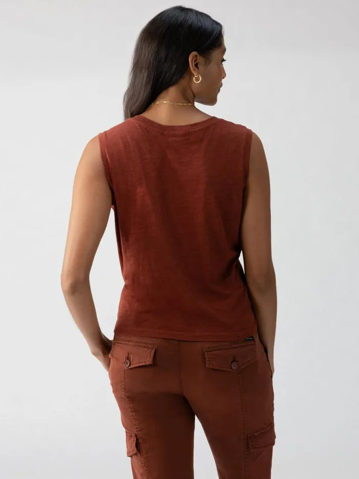 Twisted Tank Rich Clay Women Sanctuary Clothing Tees and Tops