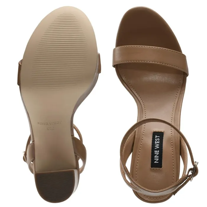 Uknow Platform Dress Sandals Light Tan Women Nine West Sandals