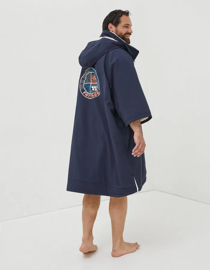 Unisex Changing Robe Navy Women FatFace Beachwear and Swimwear