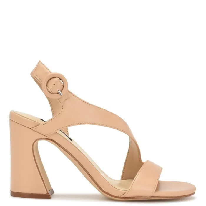 Ushila Heeled Sandals Warm Blush Women Nine West Heels