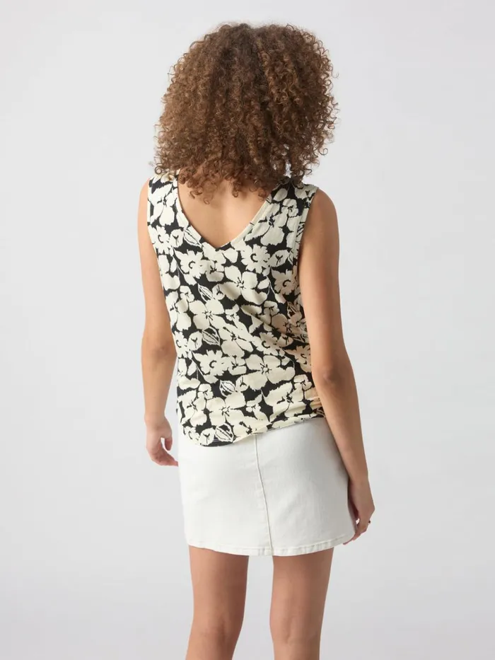 VNeck Tie Tank Echo Blooms Women Sanctuary Clothing Tees and Tops