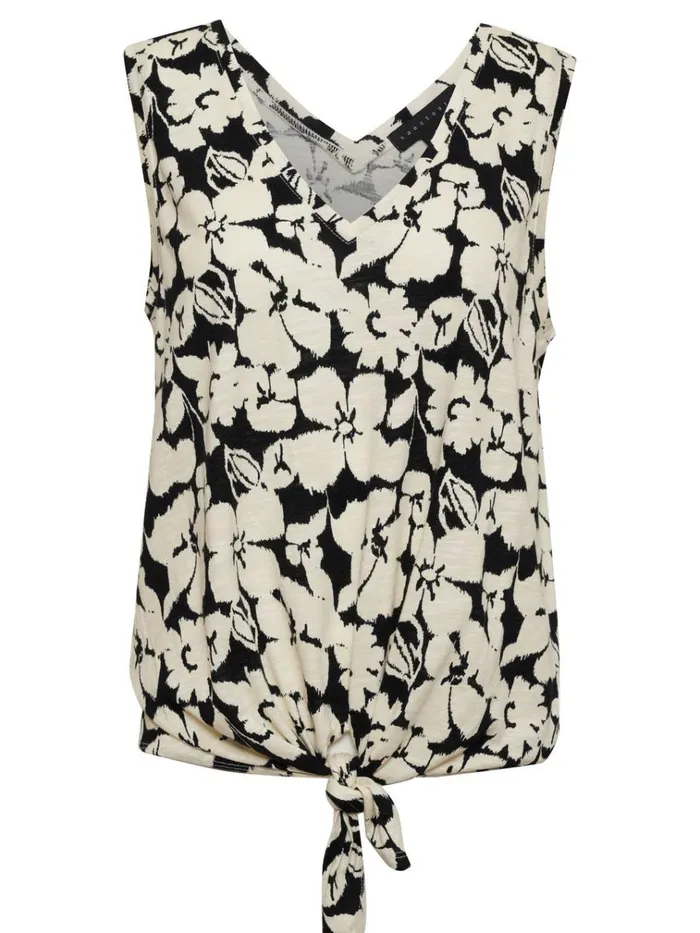 VNeck Tie Tank Echo Blooms Women Sanctuary Clothing Tees and Tops