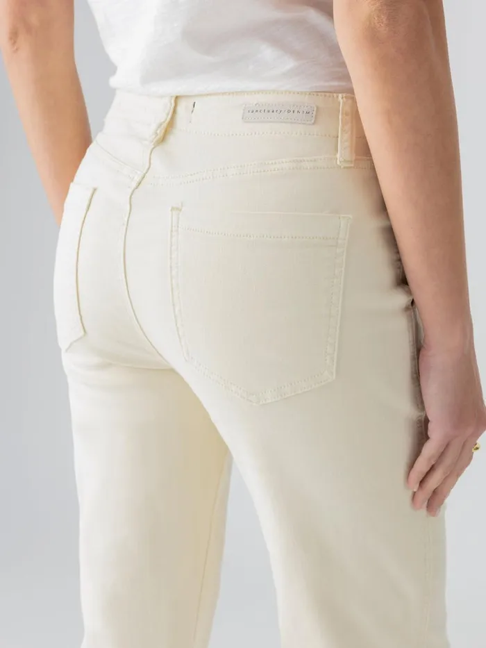 Vacation Crop High Rise Pant Birch Women Sanctuary Clothing Pants