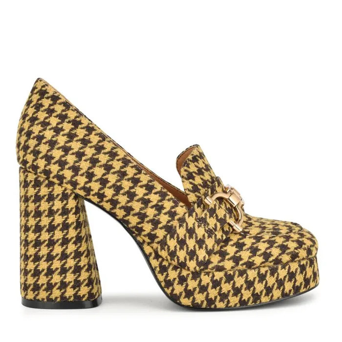 Valda Dress Pumps Yellow Women Nine West Heels