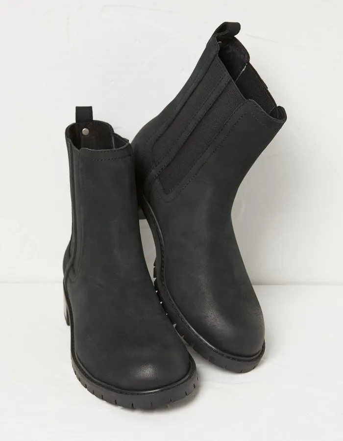 Verity High Ankle Chelsea Boot Black Women FatFace Boots