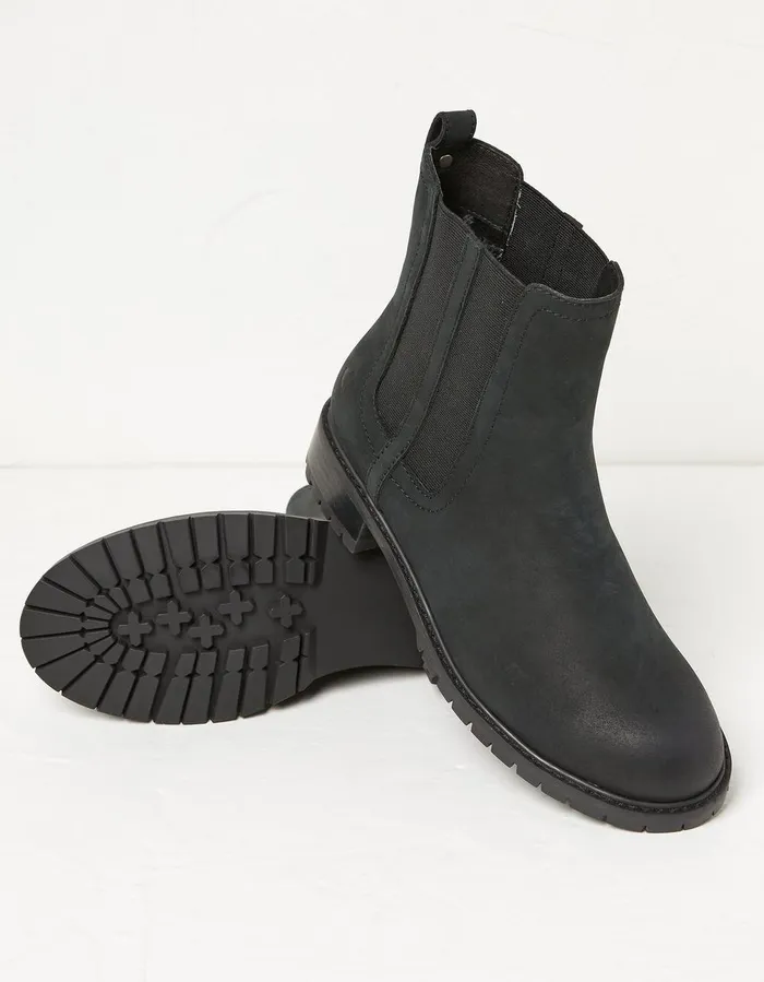 Verity High Ankle Chelsea Boot Black Women FatFace Boots