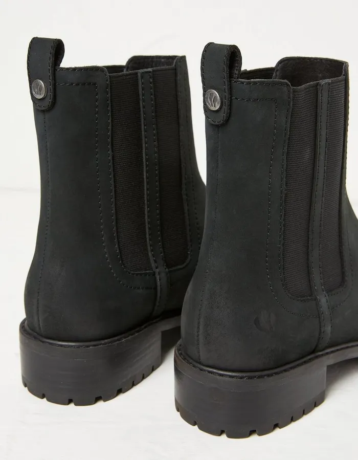 Verity High Ankle Chelsea Boot Black Women FatFace Boots