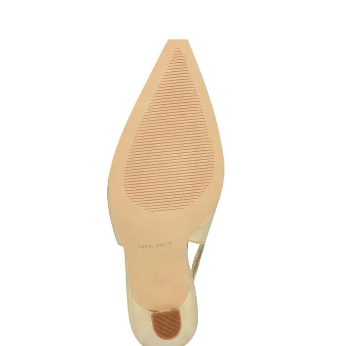 Veroni Slingback Pumps Gold Women Nine West Heels