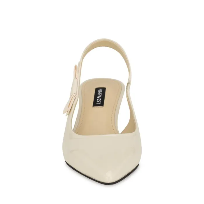 Viki Pointy Toe Slingbacks Ivory Women Nine West Heels