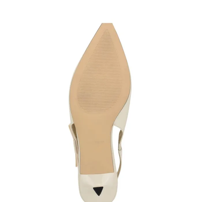 Viki Pointy Toe Slingbacks Ivory Women Nine West Heels