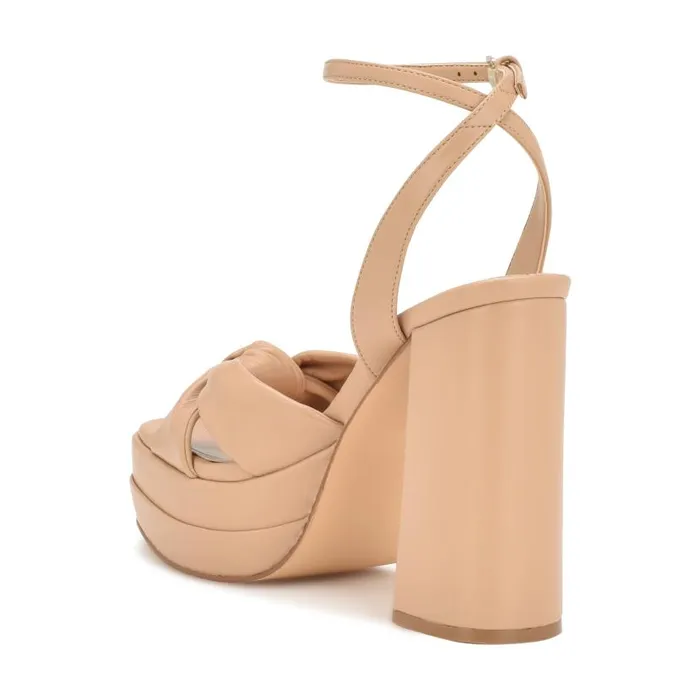 Vivid Platform Sandals Warm Blush Women Nine West Heels