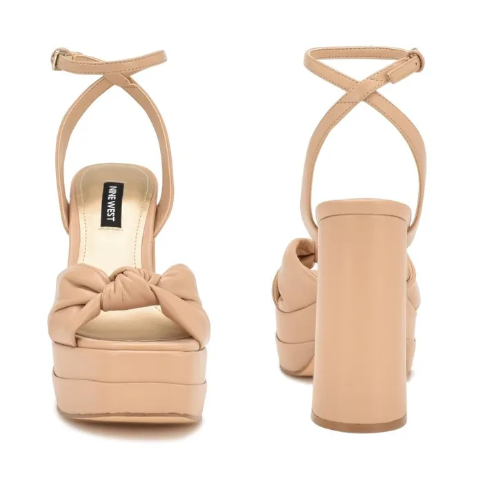 Vivid Platform Sandals Warm Blush Women Nine West Heels
