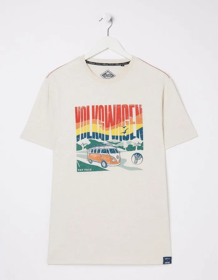 VW Countryside TShirt Grey Marl Men FatFace TShirts