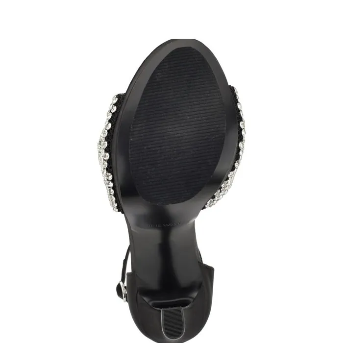 Wary Dress Sandals Black Women Nine West Sandals